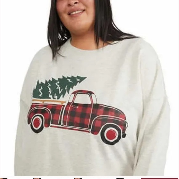 NWT Ellen Tracy Ladies' Holiday Sweatshirt - Picture 5 of 7